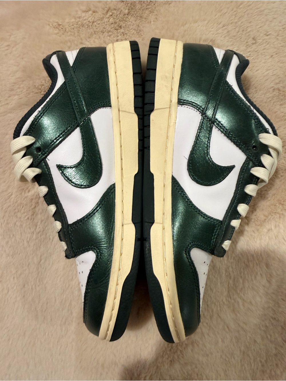 Nike Dunk Low Metallic Forest Green & White